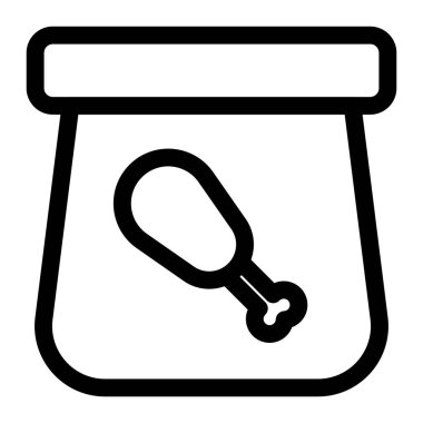 Lezzetli kızarmış tavuk budu..