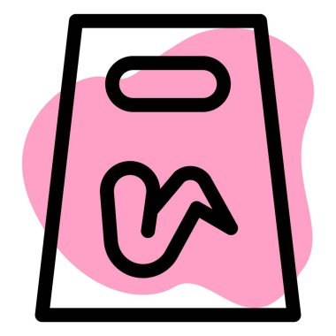 Pakette kızarmış tavuk var.