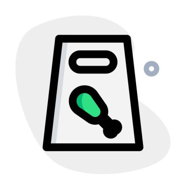 Bir çanta dolusu kızarmış tavuk.