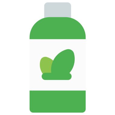 Şişe çay hattı simgesi seti