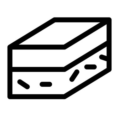 Nefis çikolata ve hindistan cevizi katmanlı bar..