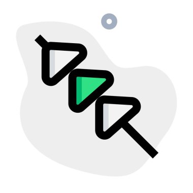 Şişte leziz ızgara suvlaki..