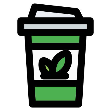 Buzlu çay ışığı simgesi seti