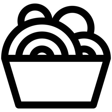 Spagetti, popüler bir İtalyan yemeği..