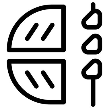 Düz ekmekle servis edilen lezzetli suvlaki..