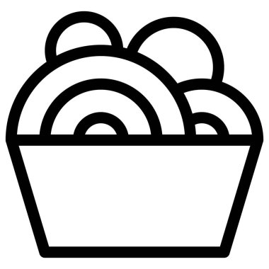 Spagetti, popüler bir İtalyan yemeği..