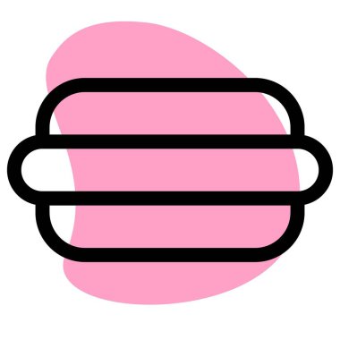 Atıştırmalık olarak servis edilen lezzetli sosisli sandviç..