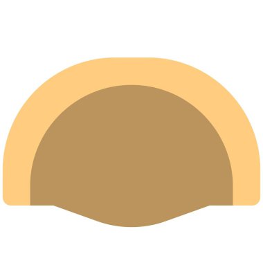 Et güveciyle doldurulmuş geleneksel Bolivya hamur tatlısı..