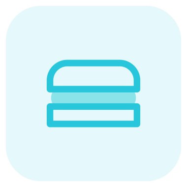 Çıtır köfteyle doldurulmuş hamburger..