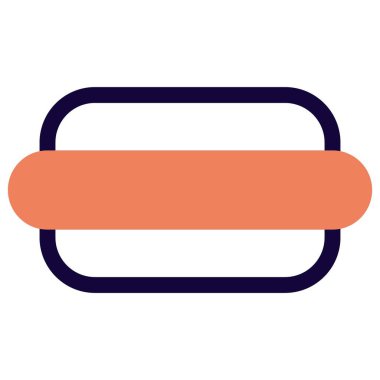 Atıştırmalık olarak servis edilen lezzetli sosisli sandviç..