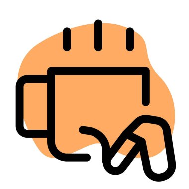 Sağlıklı rooibos çay ana hatları simgesi seti