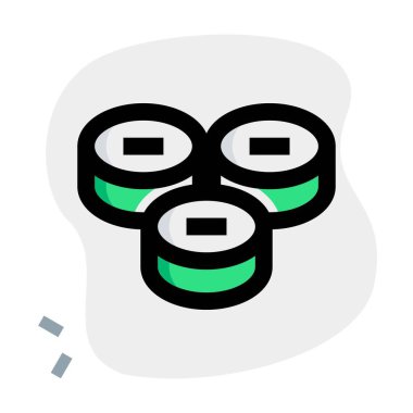 Suşi nefis dolmalarla yuvarlanıyor..