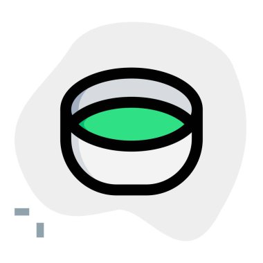 Geleneksel kase çizgisi simgesinde çay