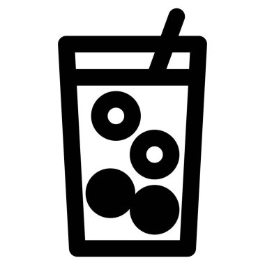 Cam ışıklı ikon setinde köpük çayı