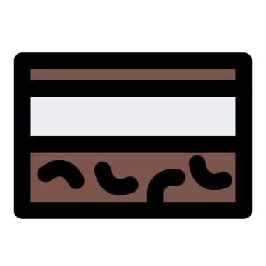 Çikolata kaplı Nanaimo barı..