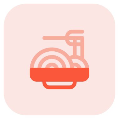 Makinede taze spagetti yapıyorum..