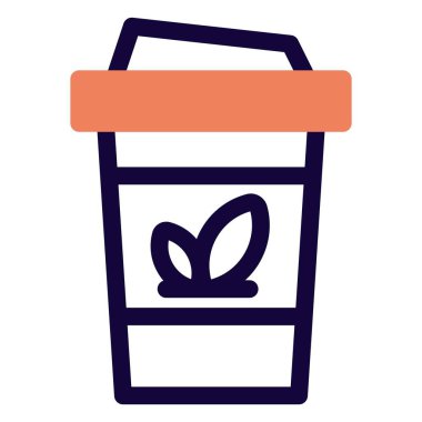 Buzlu çay ışığı simgesi seti