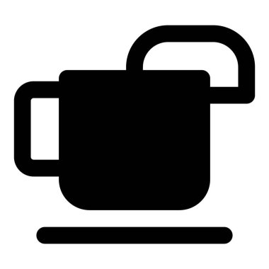 Süslü limon çayı taslak simgesi seti