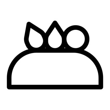 Meyve soslu kremalı pavlova keki.