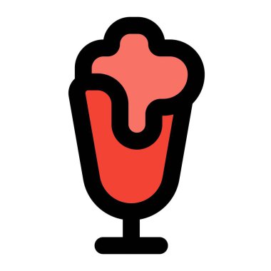 Granita, dripping flavorful sorbet dessert.