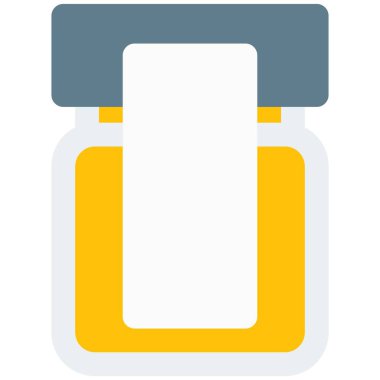 Fresh creamy fonduta packed in jar.