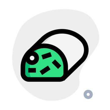 Fresh loaf of italian ciabatta bread with herbs.