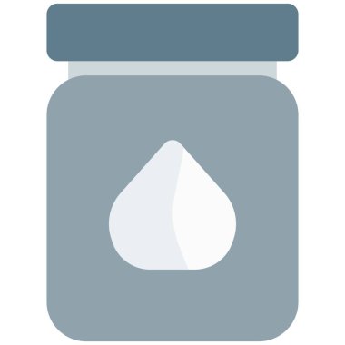 Packed glass jar of agliata sauce.