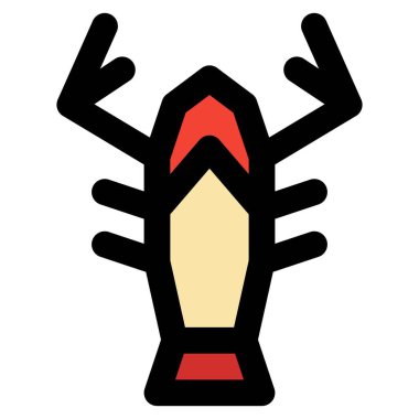 Scampi gratinat, a baked prawn.