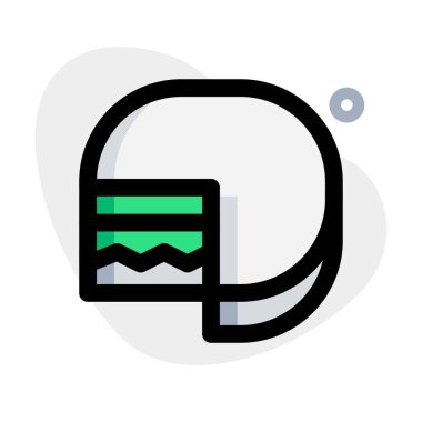 Part taken from heavy topped muffuletta wrap.