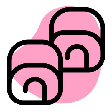 Pair of involtini rolls rich in nutritious fibers.