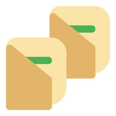 Slices of delicious involtini beef meat.