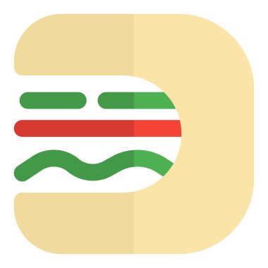 Muffuletta wrap filled with salami and veggies.