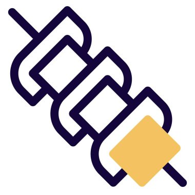 Hot and spicy spiedini di anguilla served