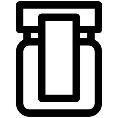 Fresh creamy fonduta packed in jar.