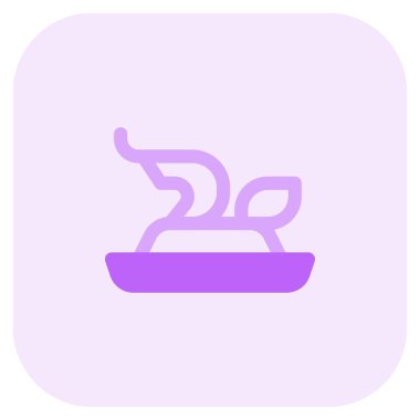 Risotto ai gamberoni, cooked rice consumed with prawn.