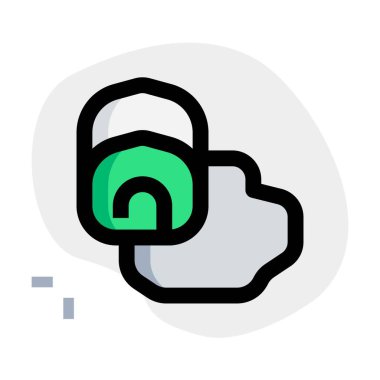 Slice of fresh roasted involtini meat.