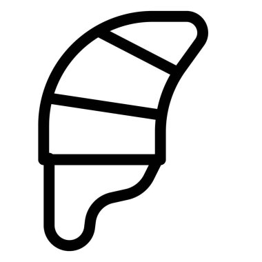 Yummy buttery cornetti with dripping chocolate.