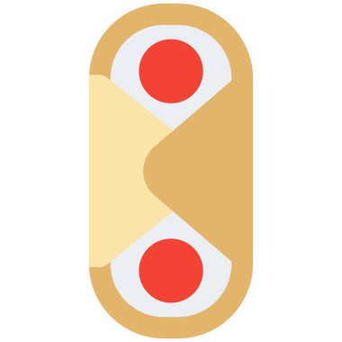 Fresh yummy cream wrapped cannoli.