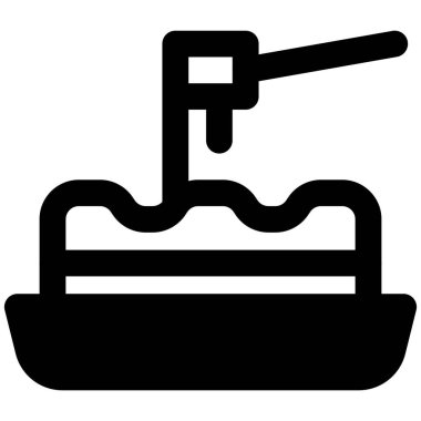 Yummy cheesy lasagna Italian street food.