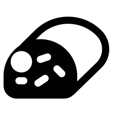 Fresh loaf of italian ciabatta bread with herbs.