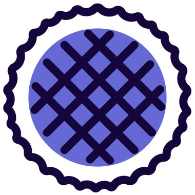 Traditional italian baked crostata pie.