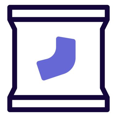 Throwaway packet of macaroni pasta