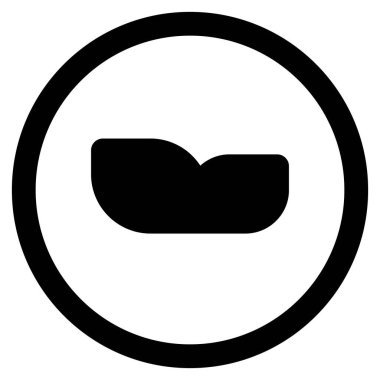 Plain pizza base garnished with fresh leaves