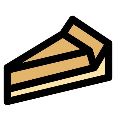 Yummy slice of sweet chocolate pie.