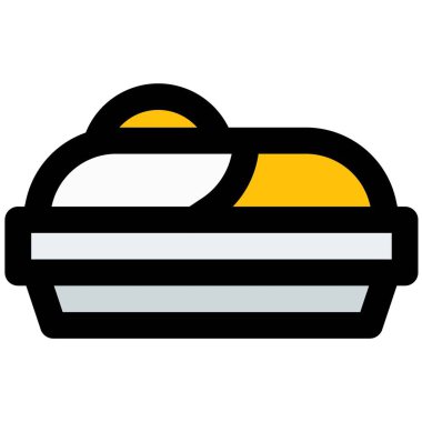 Nutritious acquacotta soup served in metal pot.