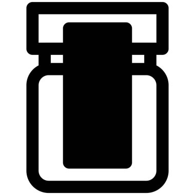 Fresh creamy fonduta packed in jar.