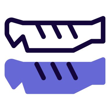 Grilled branzino stuffed with veggies.