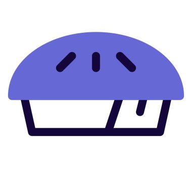 Popular chestnut cake decorated with pine nuts.