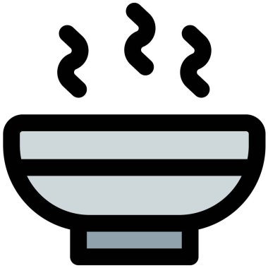 Bowl of hot acquacotta soup.