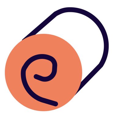 Delicious yummy chocolate roll cake